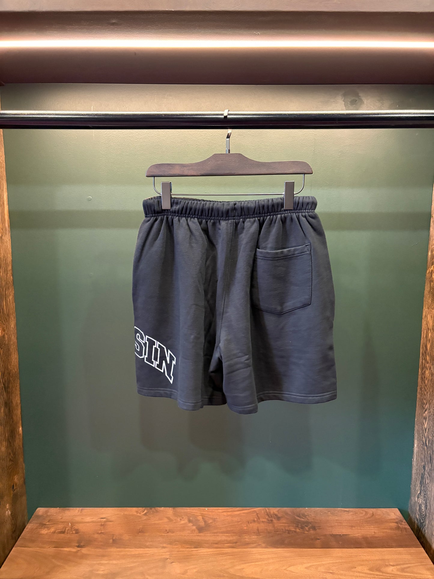 Gold Orniate Frame Arch Logo Shorts