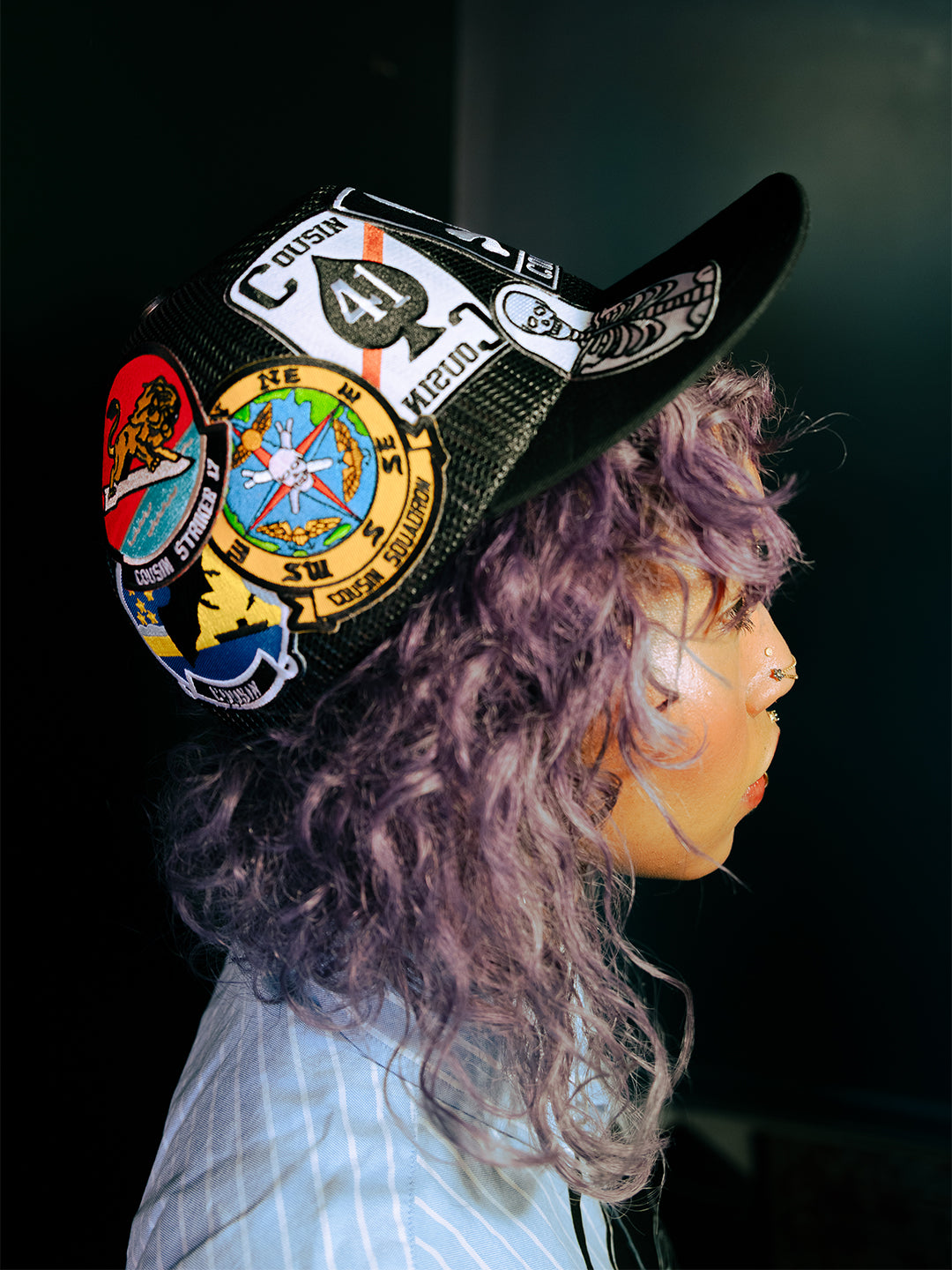 Cousin Army Patchwork Mesh Cap