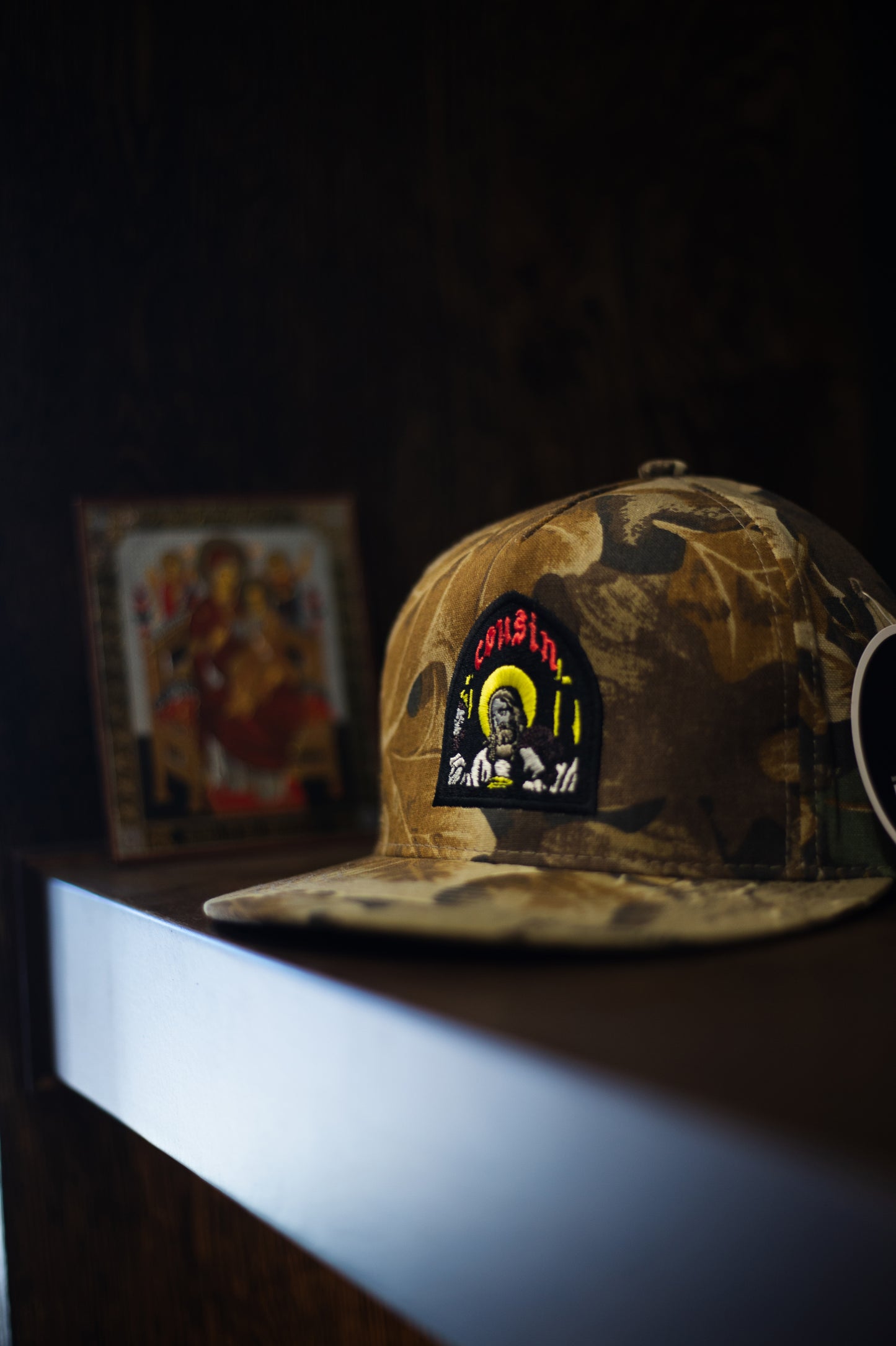Camo Stained Glass Hat