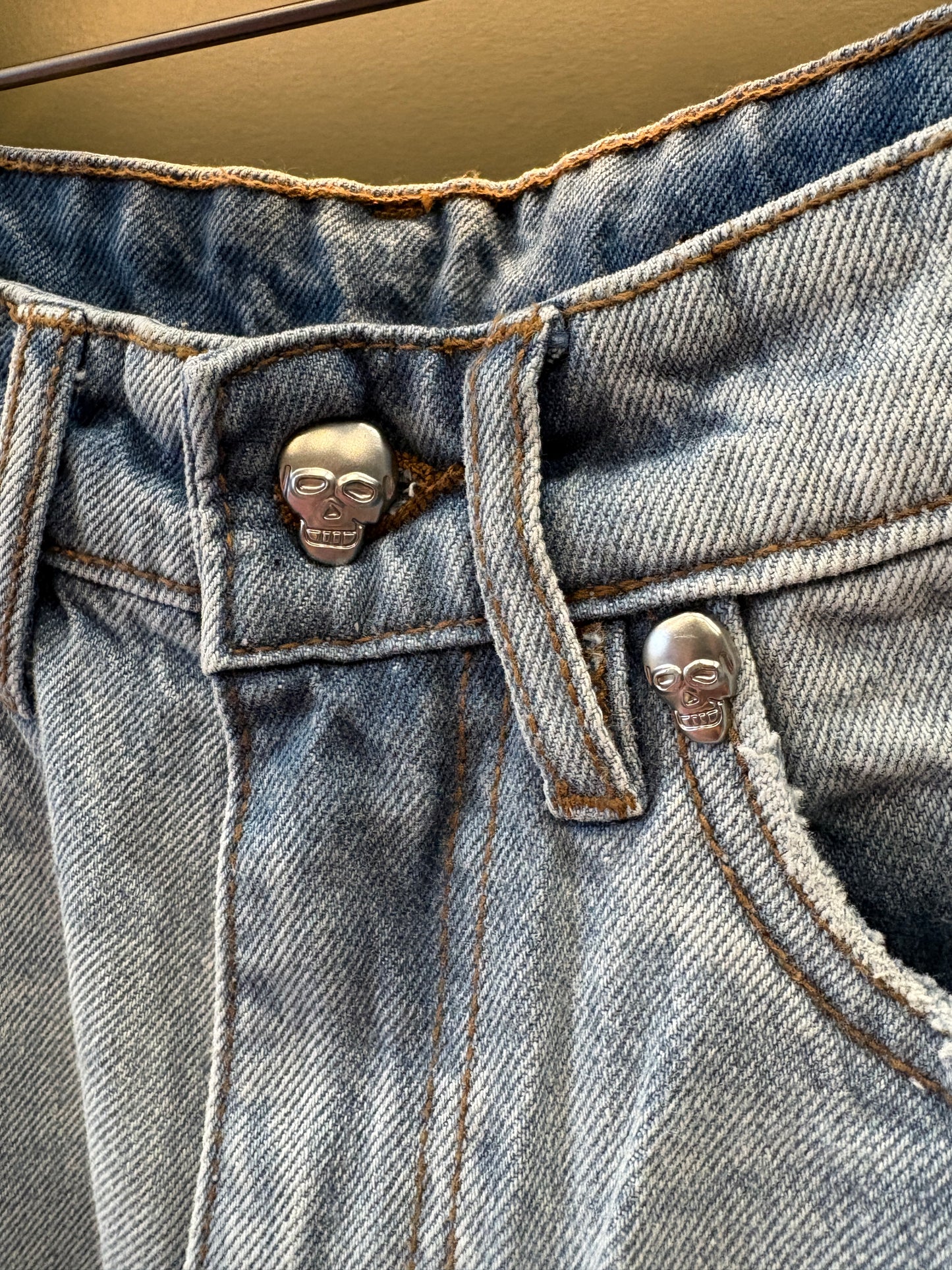 Light Wash Denim Shorts