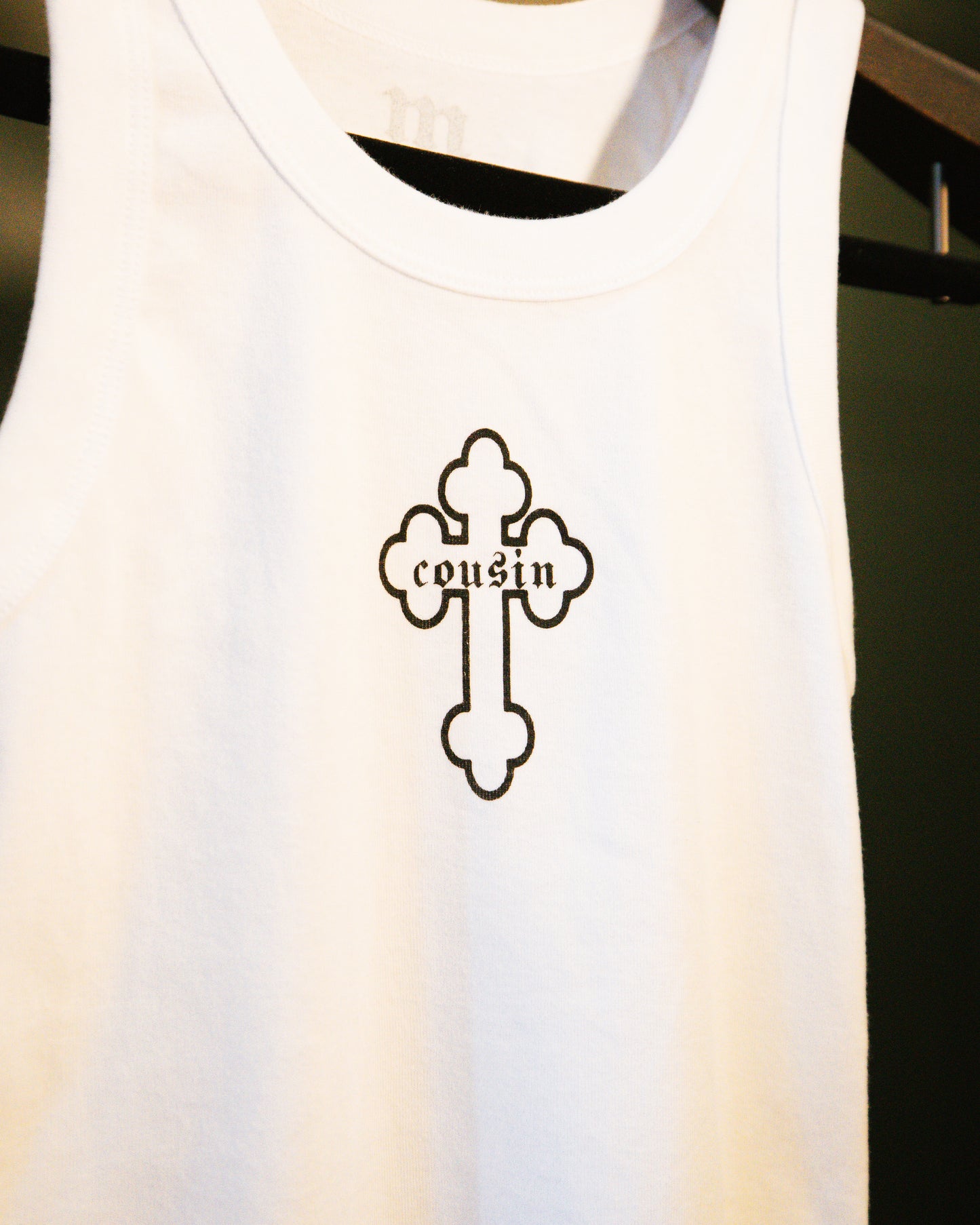 Cropped Cross Tank