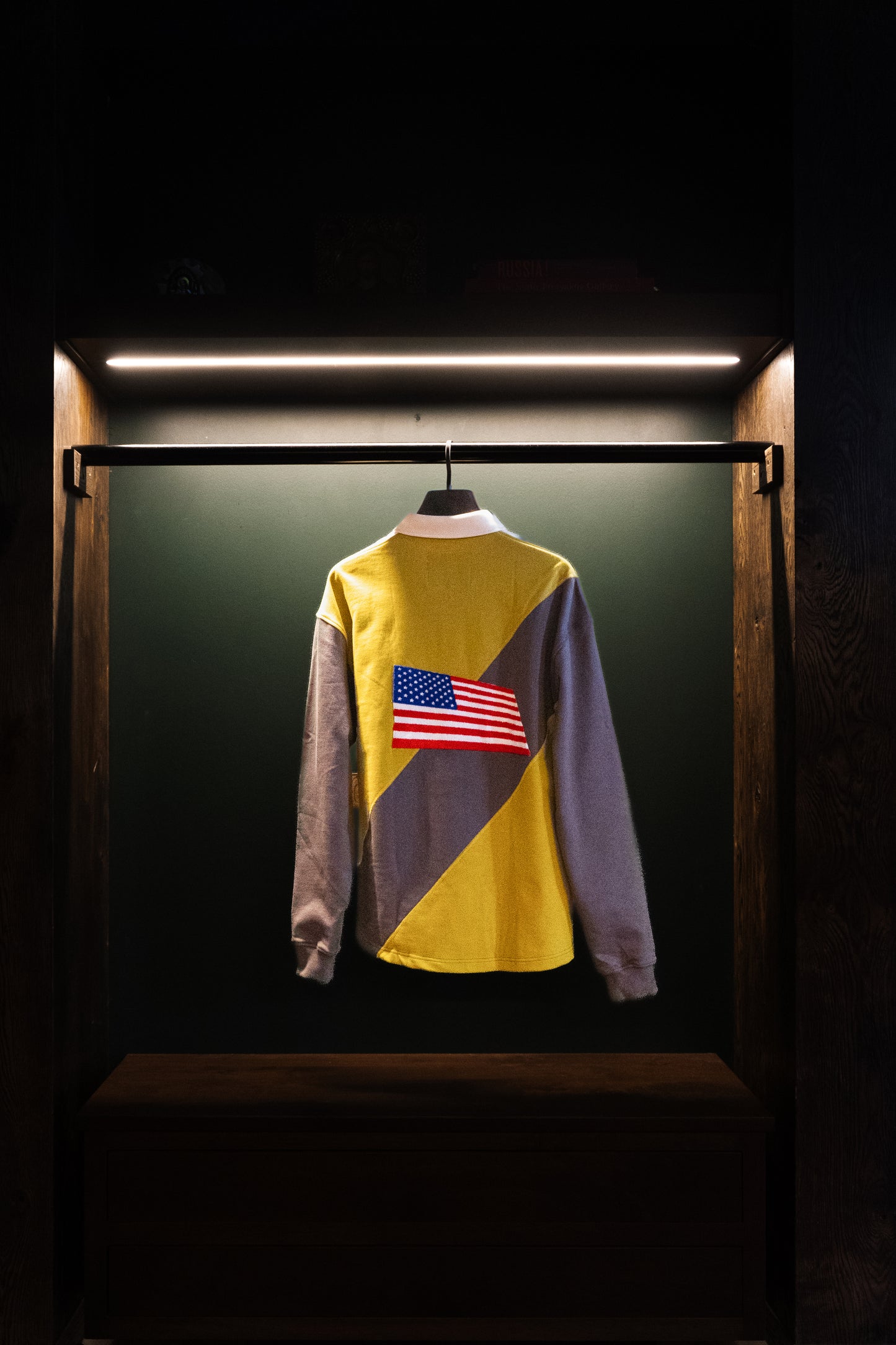 Cousin Chenille Angle Flag Polo