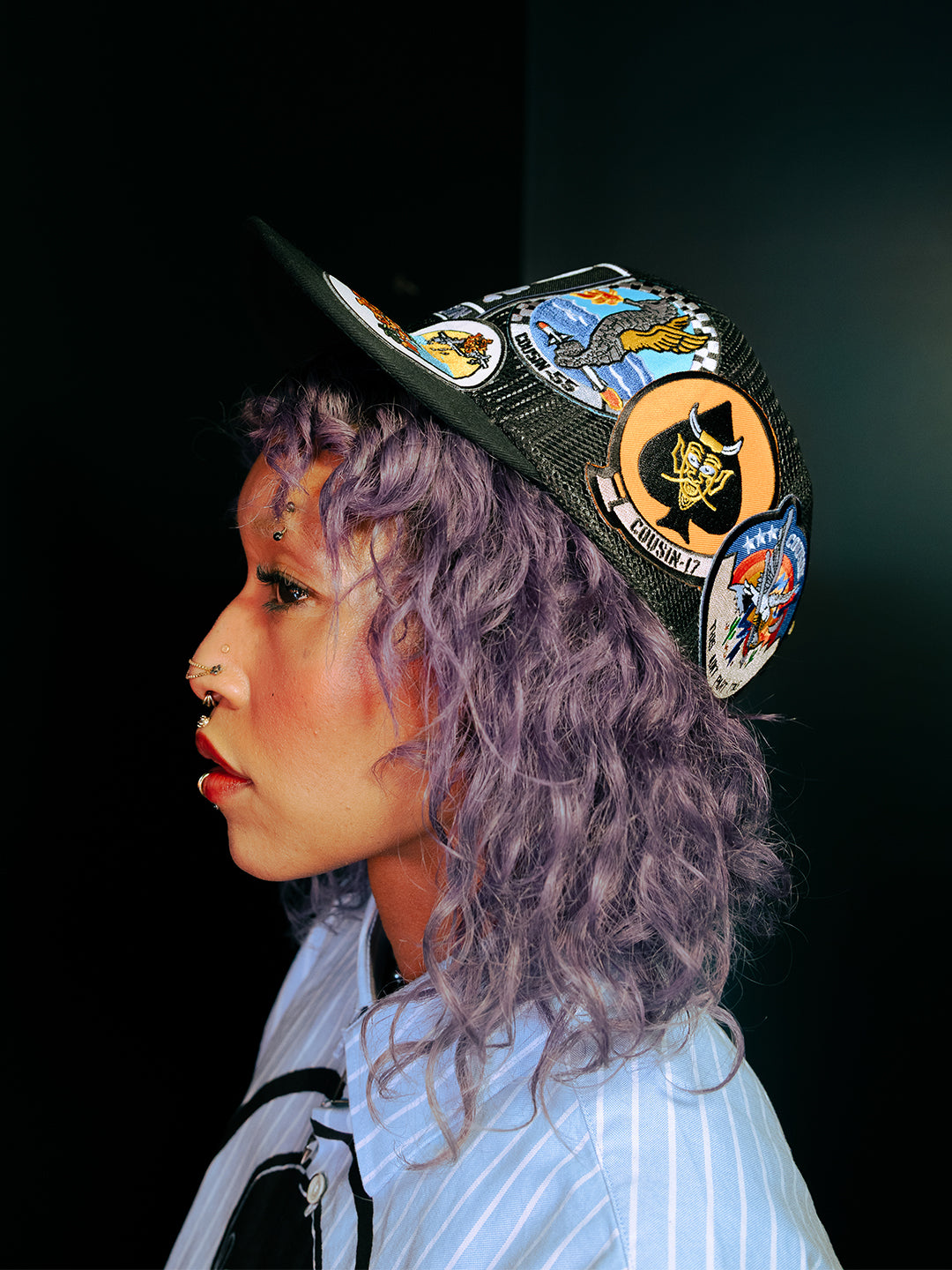 Cousin Army Patchwork Mesh Cap