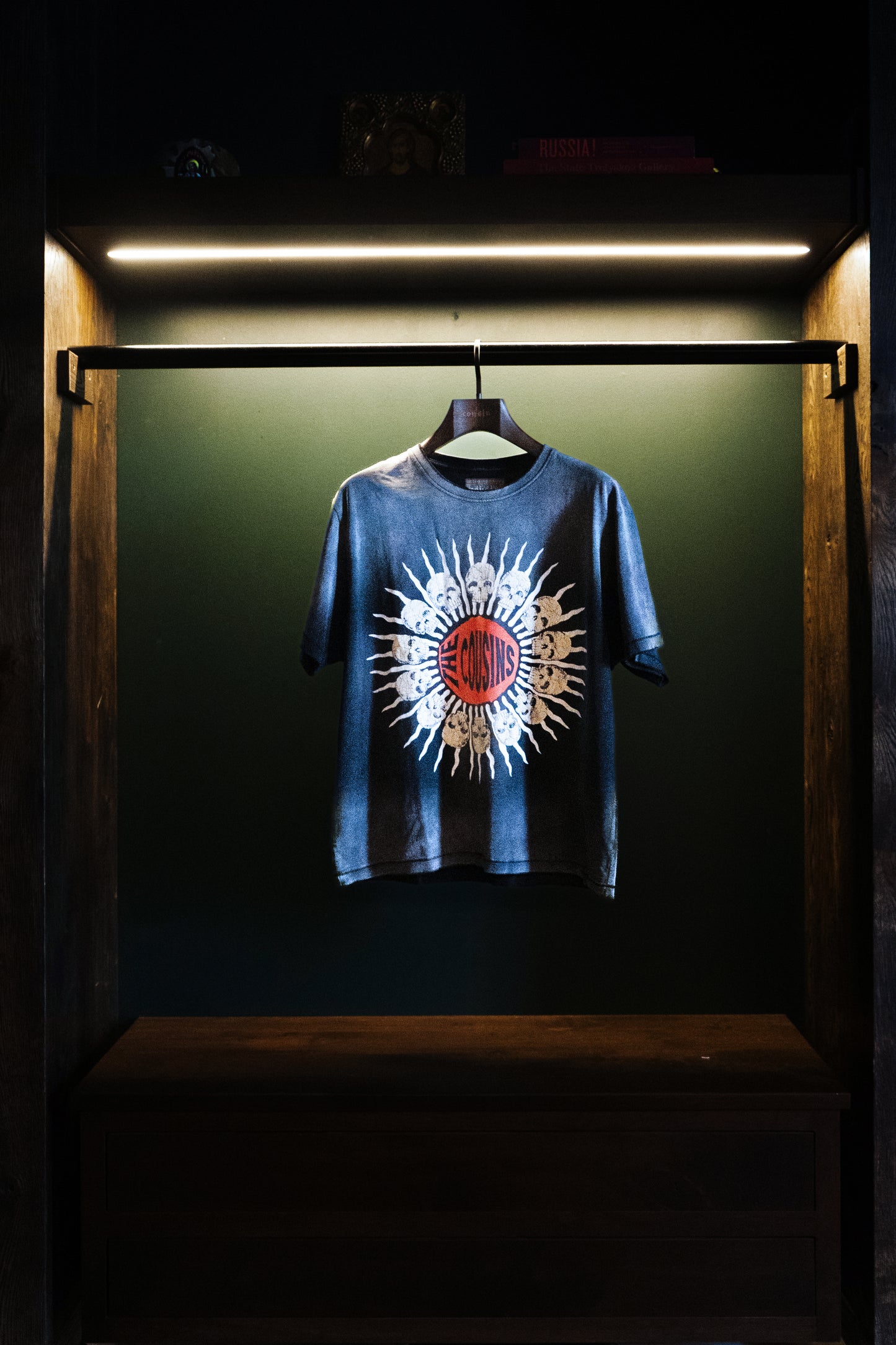 The Cousins Spiral Skull Tee