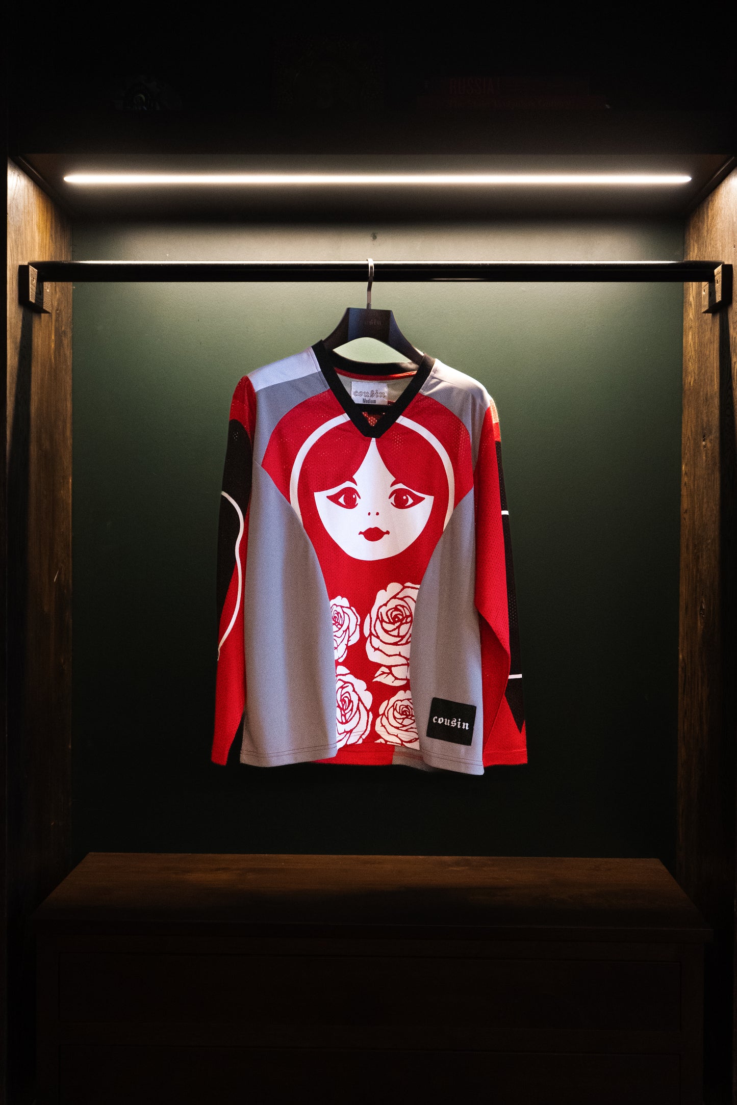 Cousin Matryoshka Rose Mesh Racing Jersey