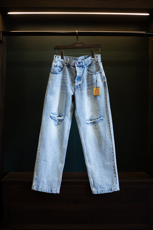 Cousin Stone Wash Baggy Denim
