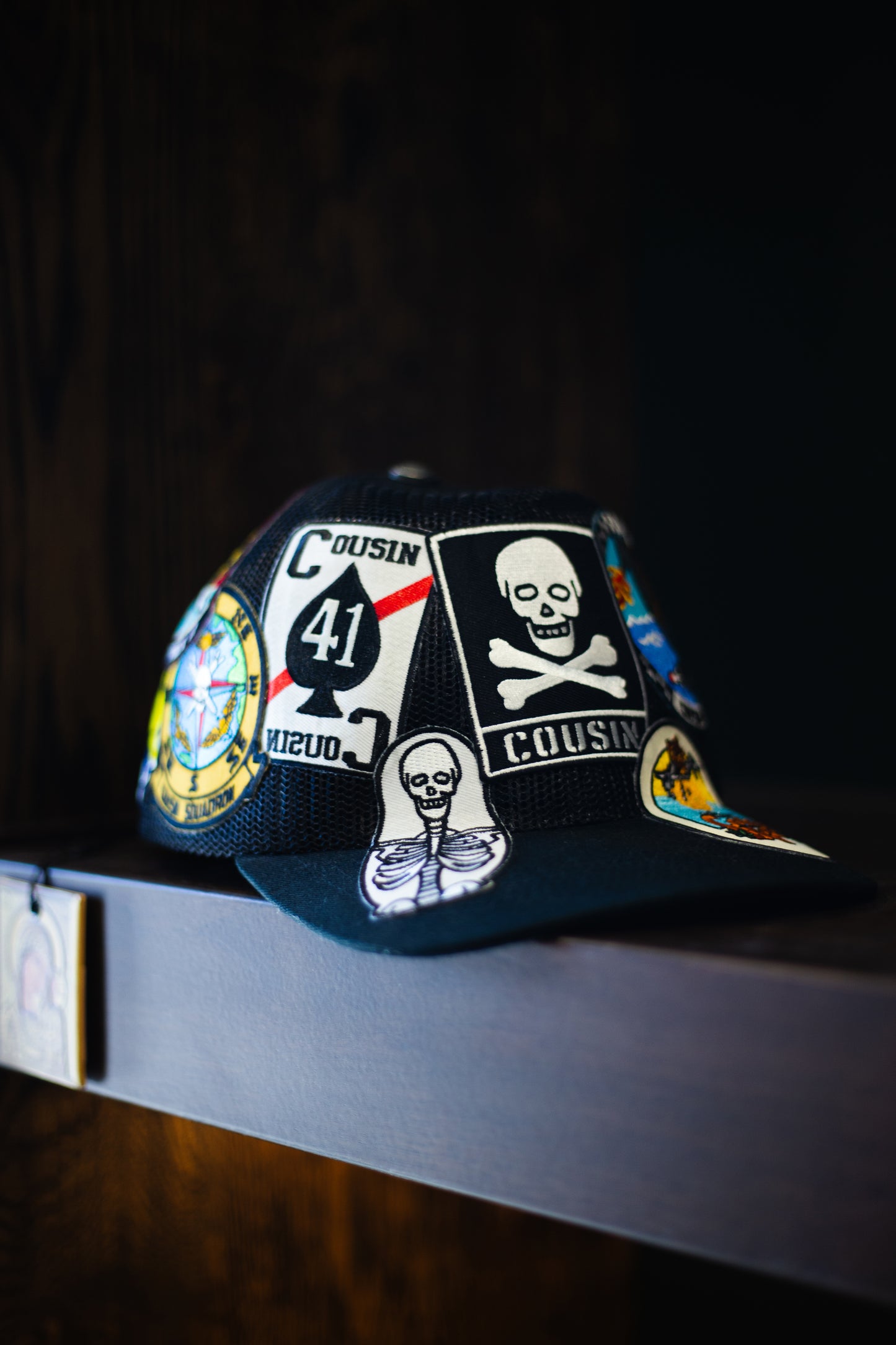 Cousin Army Patchwork Mesh Cap