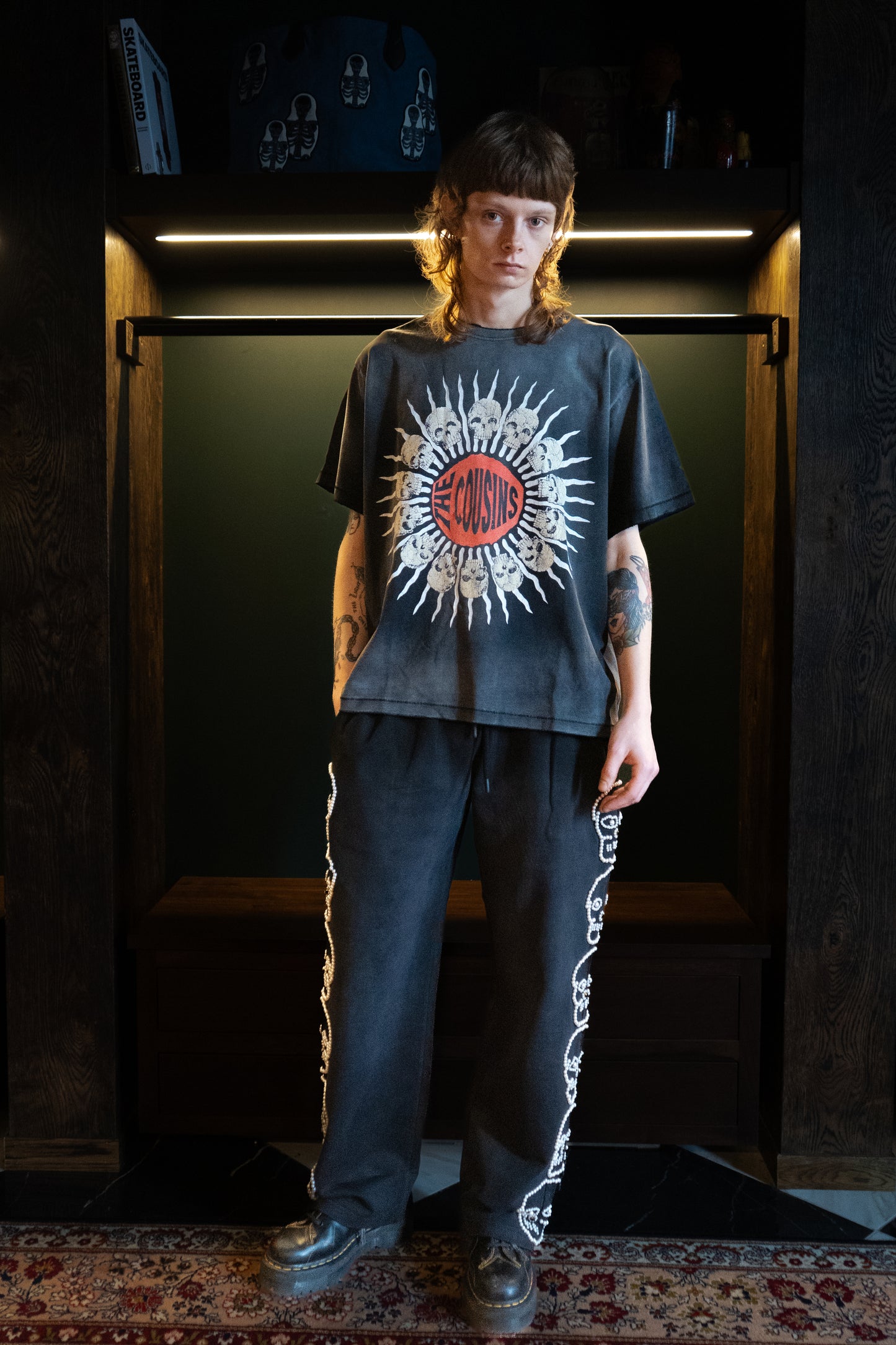 The Cousins Spiral Skull Tee