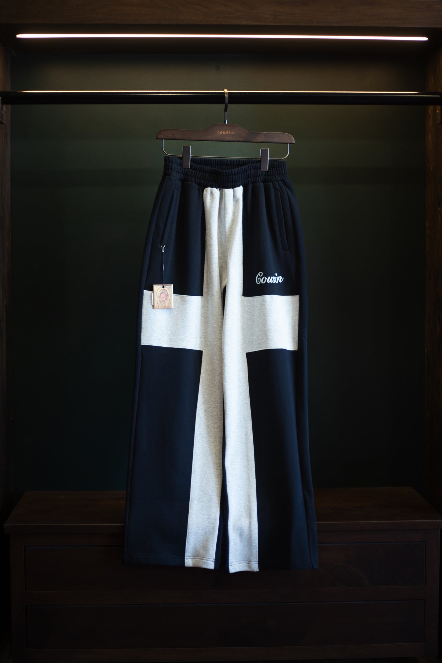 Cousin Color Block Cross Sweats
