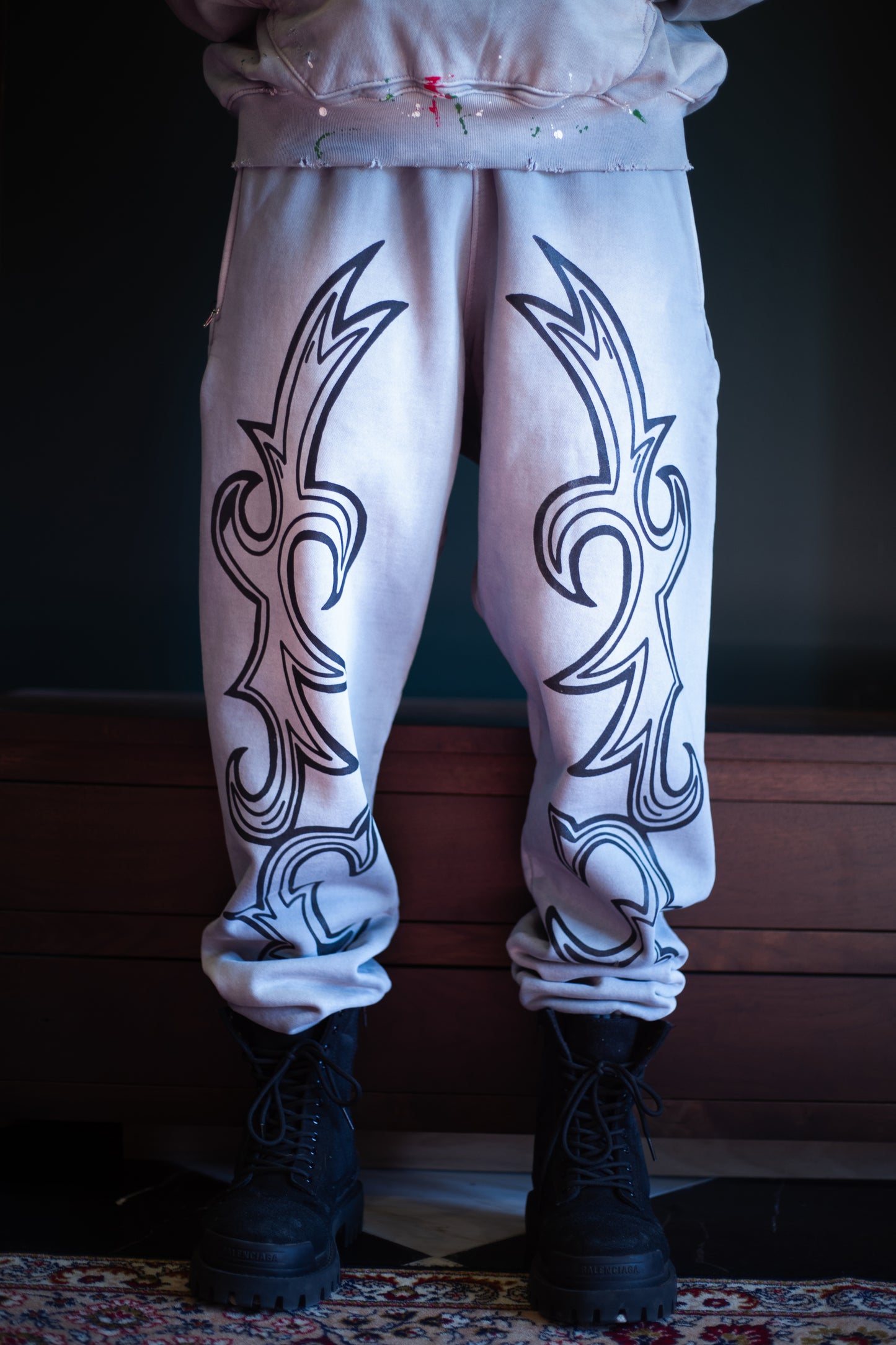 Cousin Cowboy C Cropped Sweats