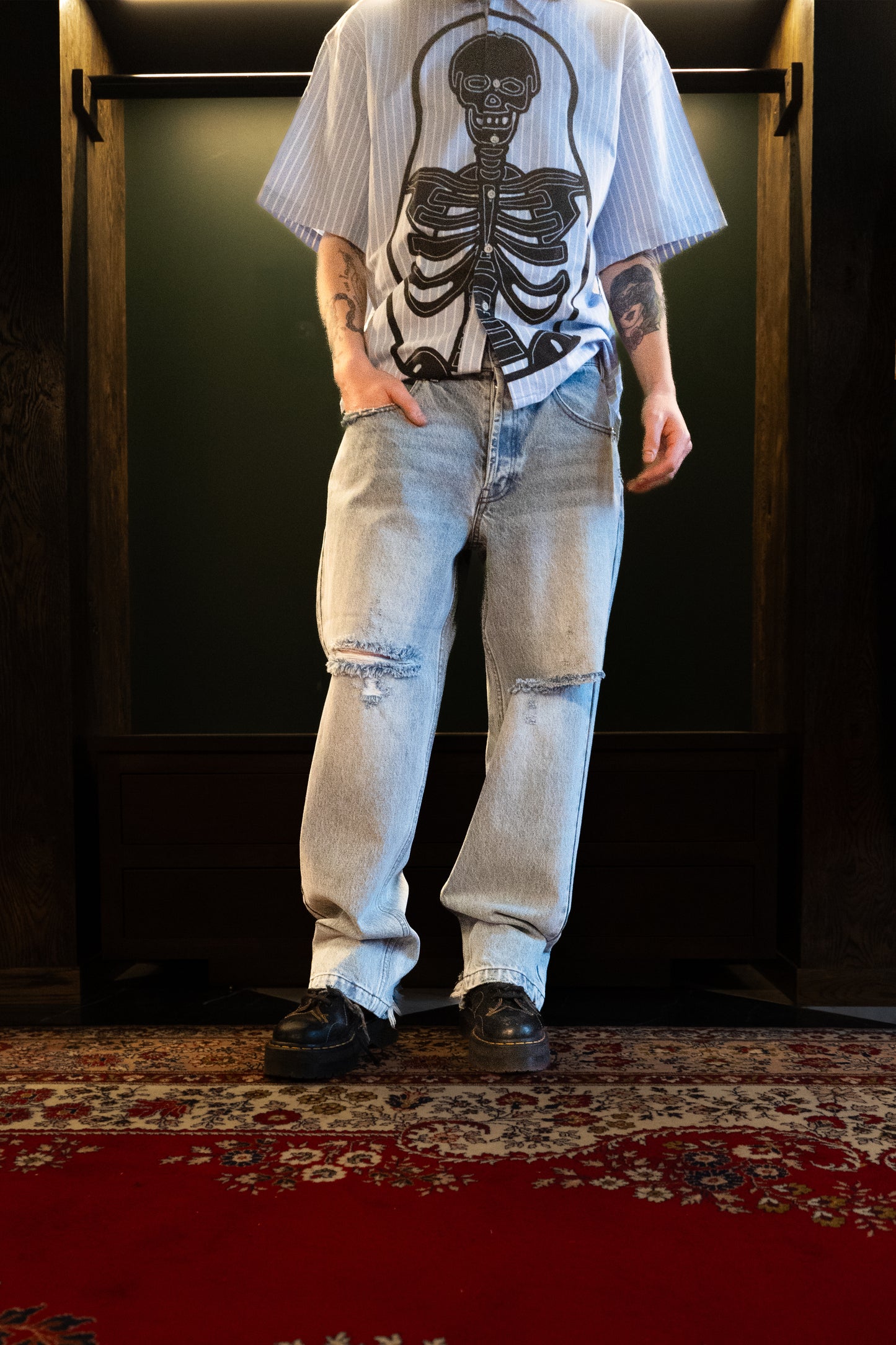 Cousin Stone Wash Baggy Denim