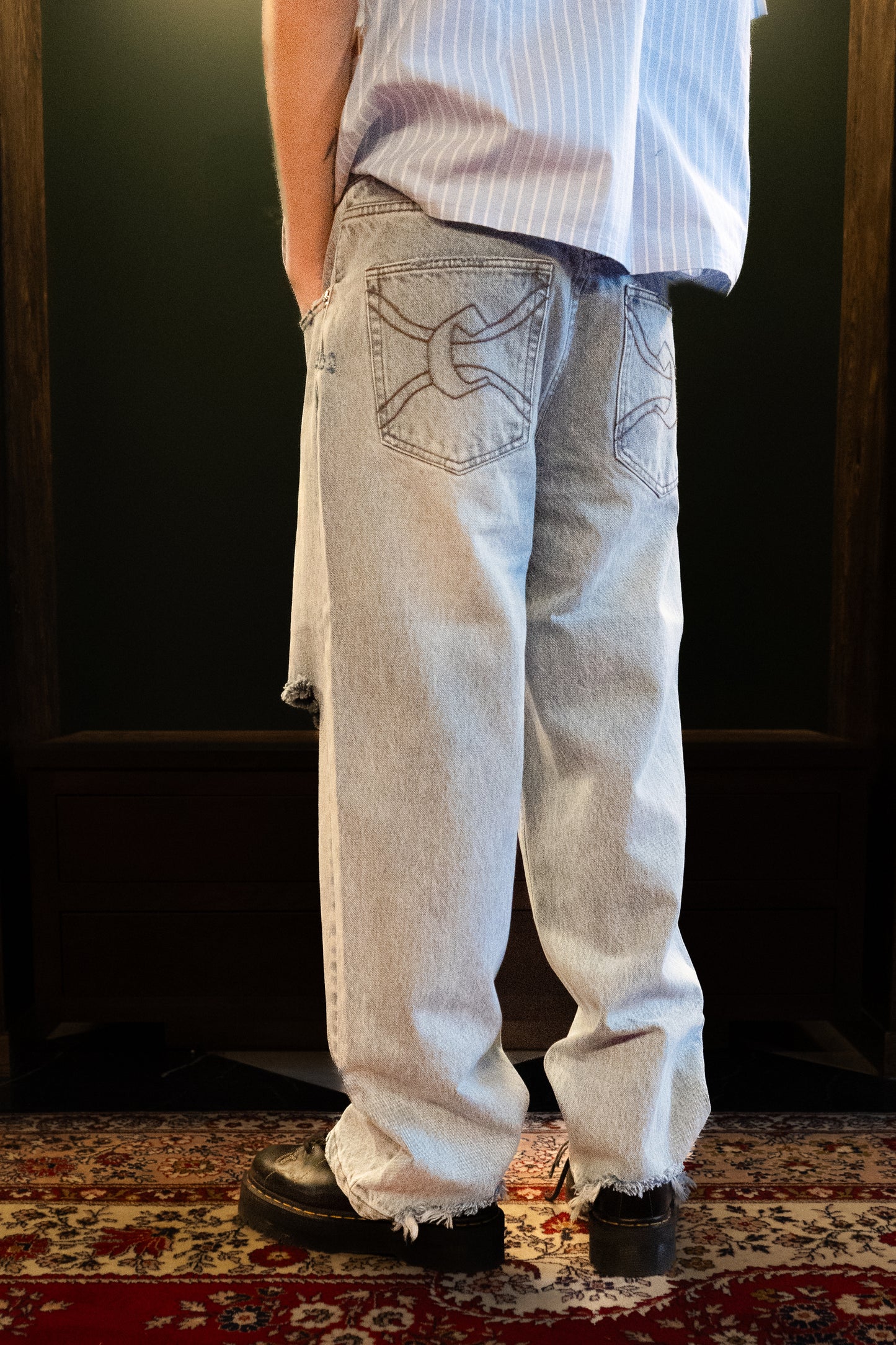 Cousin Stone Wash Baggy Denim