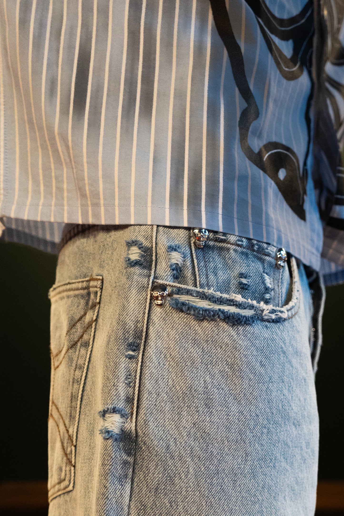 Cousin Stone Wash Baggy Denim