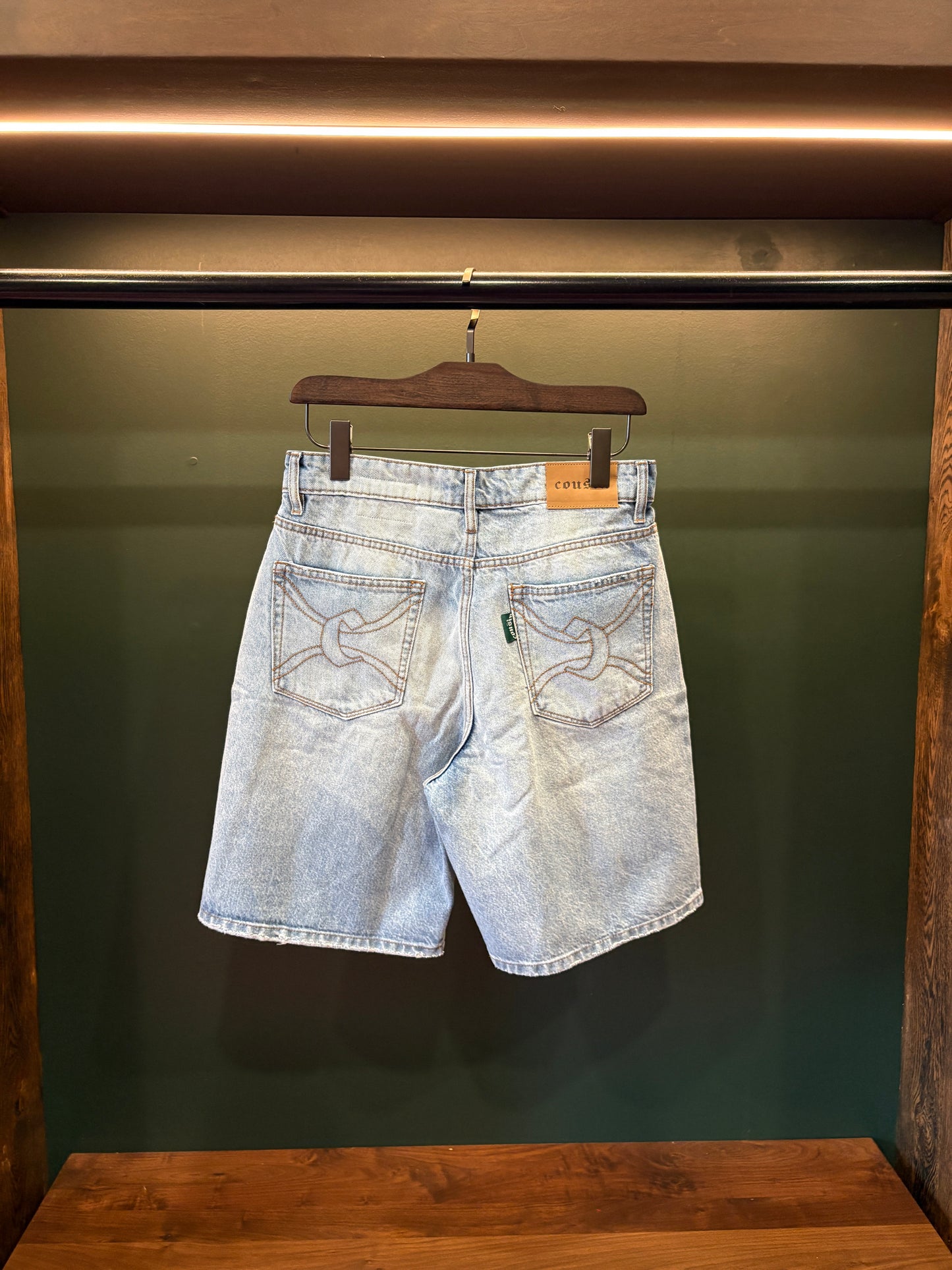 Light Wash Denim Shorts
