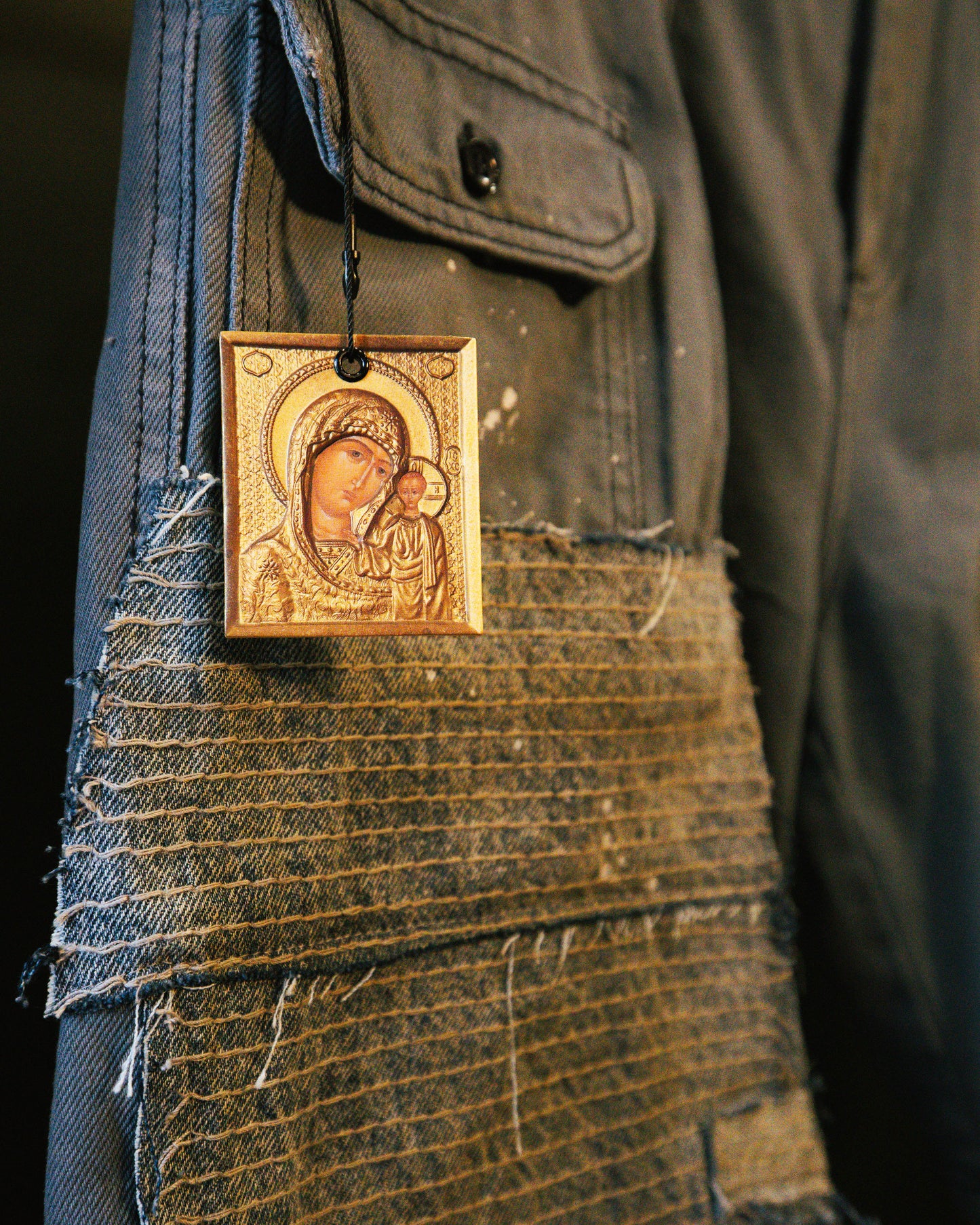 Fisherman Patchwork Twill Shorts