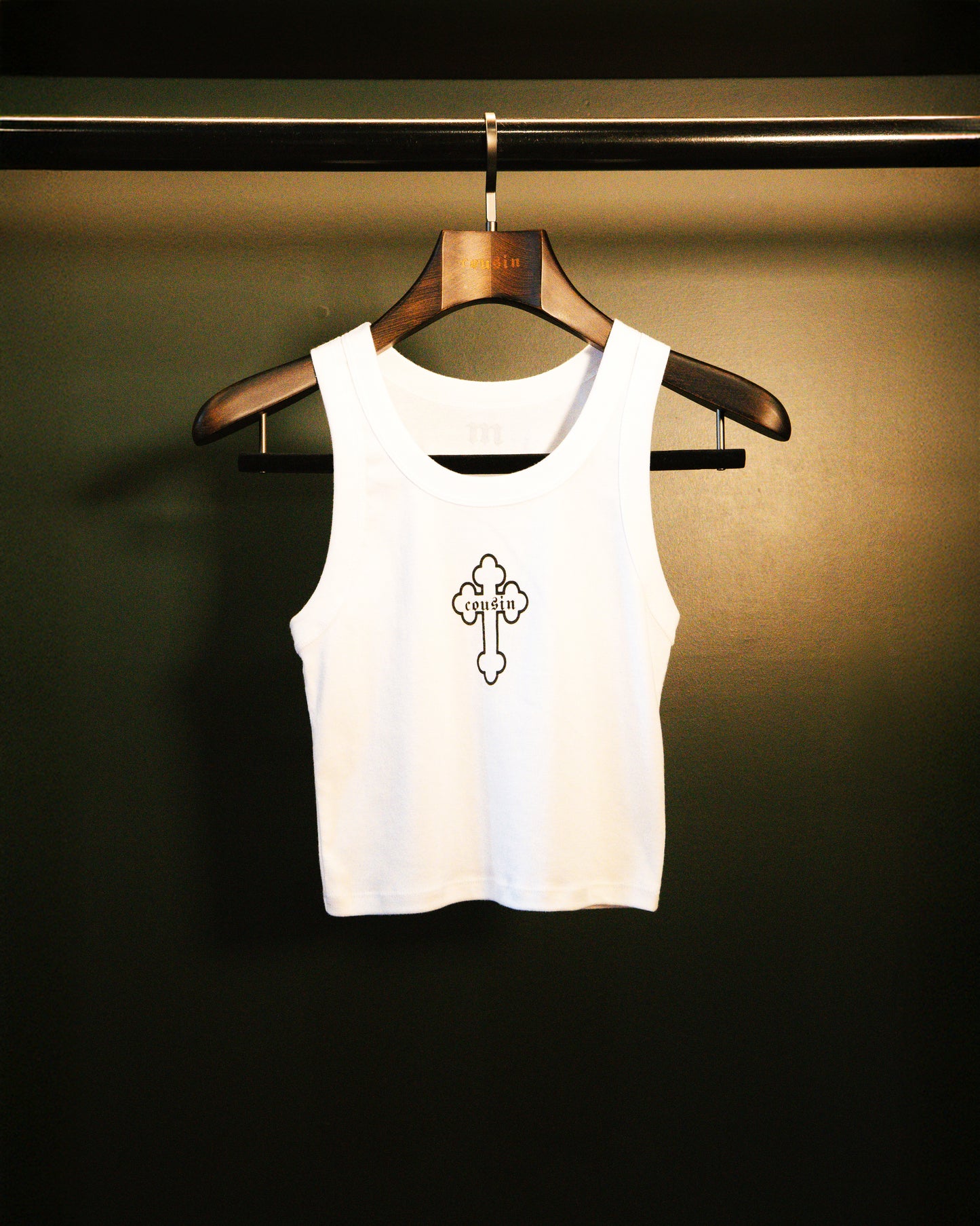 Cropped Cross Tank